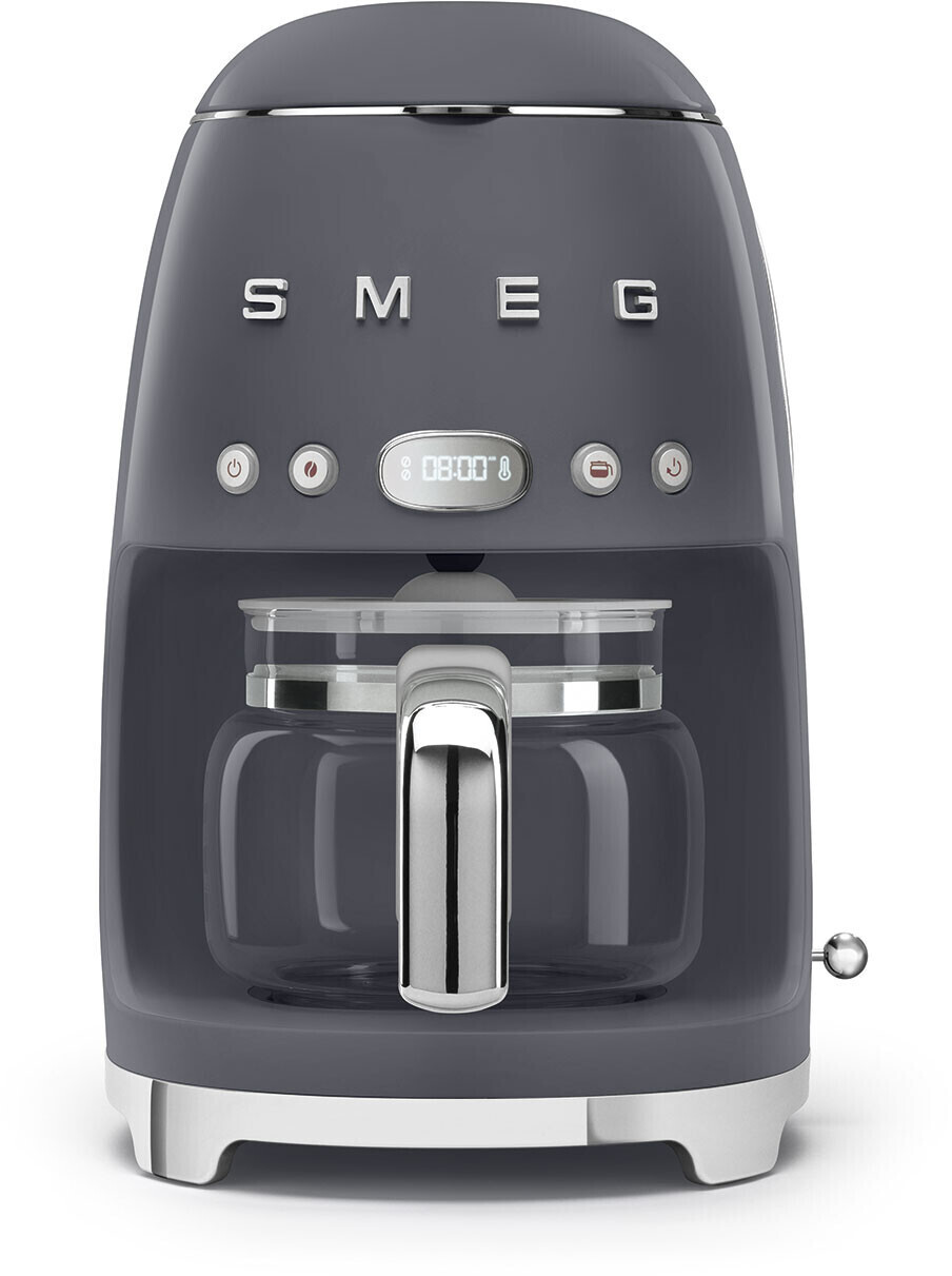 قهوه ساز فیلتری اسمگ ایتالیا مدل SMEG DCF02GREU | رنگ خاکستری | طراحی کلاسیک